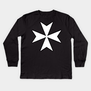 Cross of Knights of Saint John Kids Long Sleeve T-Shirt